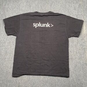 Splunk Mens Large T Shirt I Like Big Data Funny Tech Company Graphic Tee
